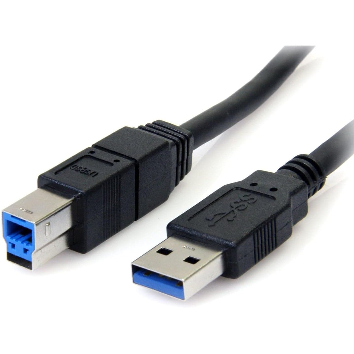 StarTechcom 6 ft 2m Black SuperSpeed USB 30 Cable A to B USB 3 A m to USB 3 B m USB3SAB6BK