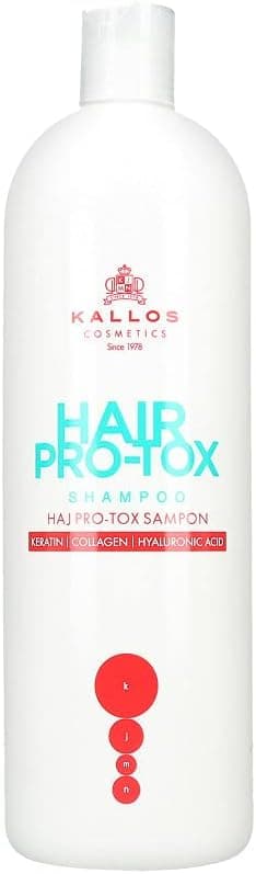 KJMN Hair Protox Shampoo with Keratin Collagen and Hyaluronic acid for weak thin dry and brittle hair 1000 ml