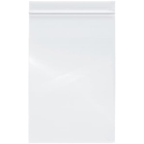 Plymor 6" x 9" (Pack of 100), 4 Mil Heavy Duty Zipper Reclosable Plastic Bags