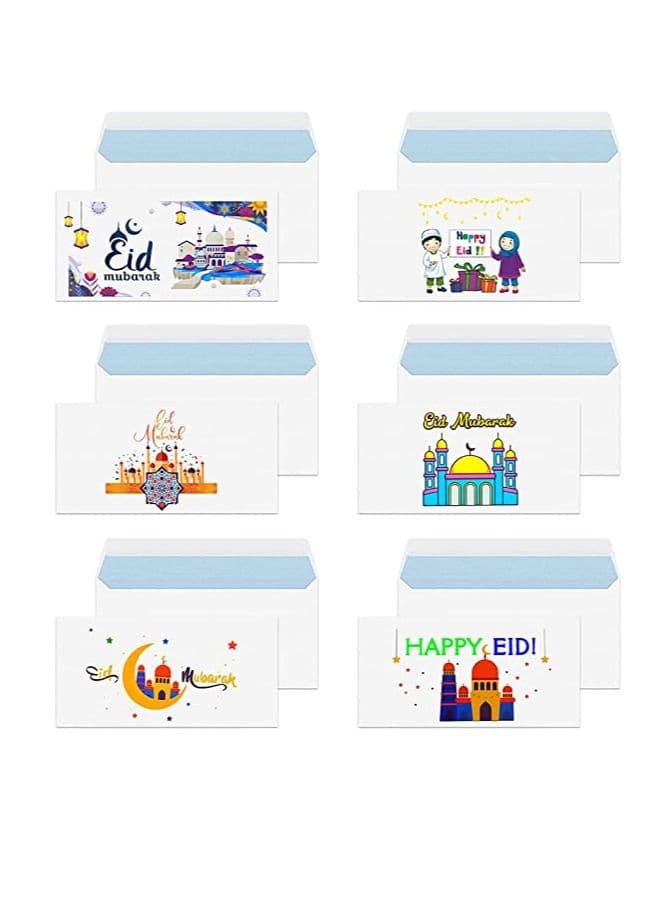 Eid Mubarak Money Envelopes for gifting kids mixed