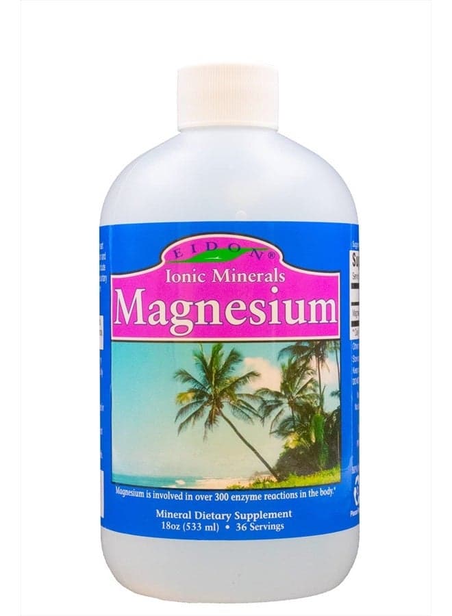 Liquid Magnesium Concentrate - Ionic Magnesium Drops Supplement for Adults, Men & Women, Supports Muscle Relaxation, Bioavailable, No Additives or Preservatives, 18 oz