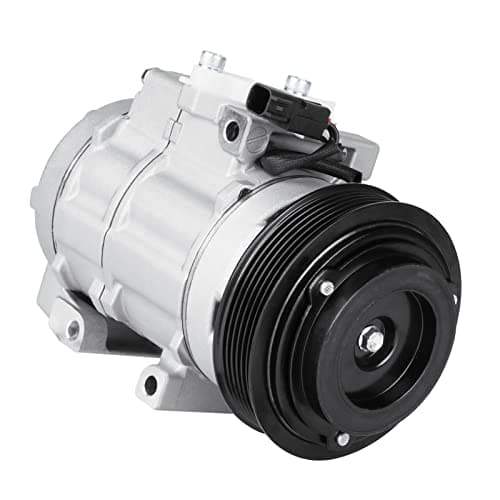 Air Conditioning Compressor & A/C Clutch for Ford F-150 & Expedition 2007-2014, F-250 2007-2009, F250 F350 Super Duty 07-10, F-350 08-09, Lobo 01-14 & 16-17, Lincoln Mark LT 07-08, Navigator 07-14