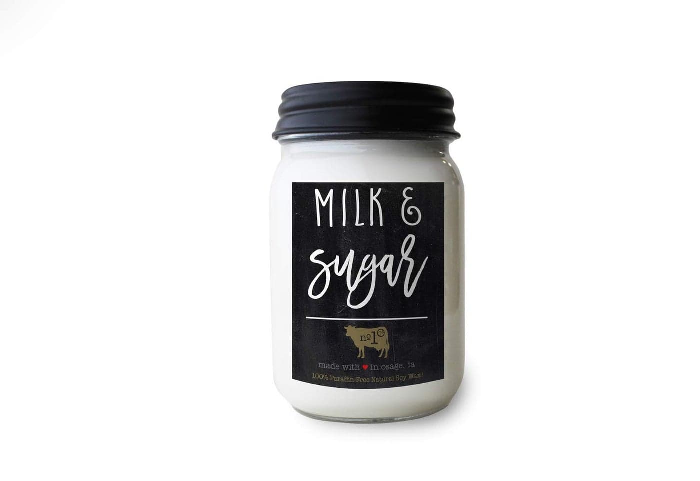 Milkhouse Candle Company Milk Sugar 13oz Beeswax and Soy Candles Farmhouse Collection 100 Natural Paraffin Free with Premium Fragrance Oil Glass Jars with Lids