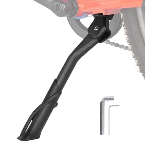 RUTU Bike Kickstand 2429Adjustable Adult Bicycle Kickstand for EbikeMountain BikeFat Tire BikeNonSlip Sole Kick stand