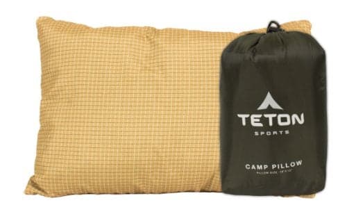 TETON Sports Camp Pillow Great for Travel Camping and Backpacking Washable Green