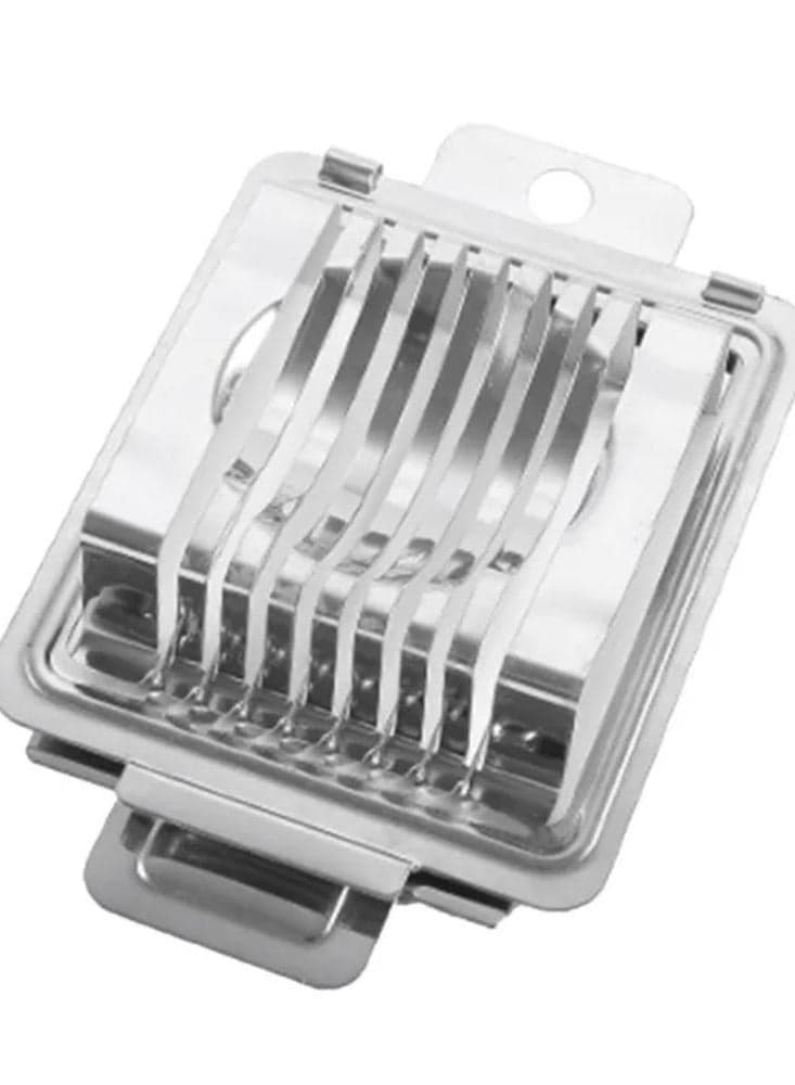 HelloWorld Boiled Egg Cutter Food Grade Eggs Tools Portable Slicer Cutter