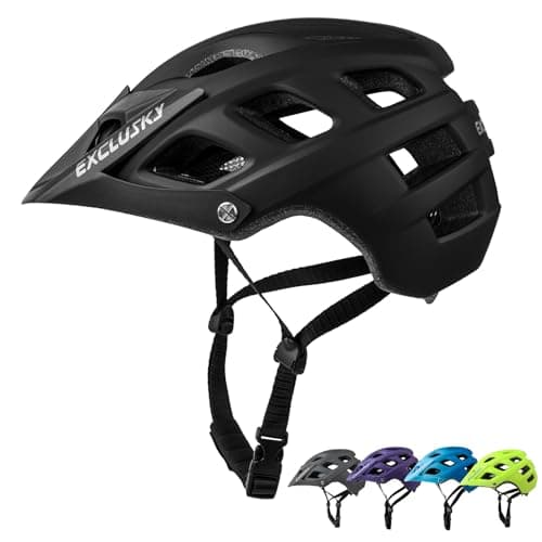 Exclusky Bike Helmet Adults Lightweight Bicycle Helmet Mountain Bike Helmet for Men Women