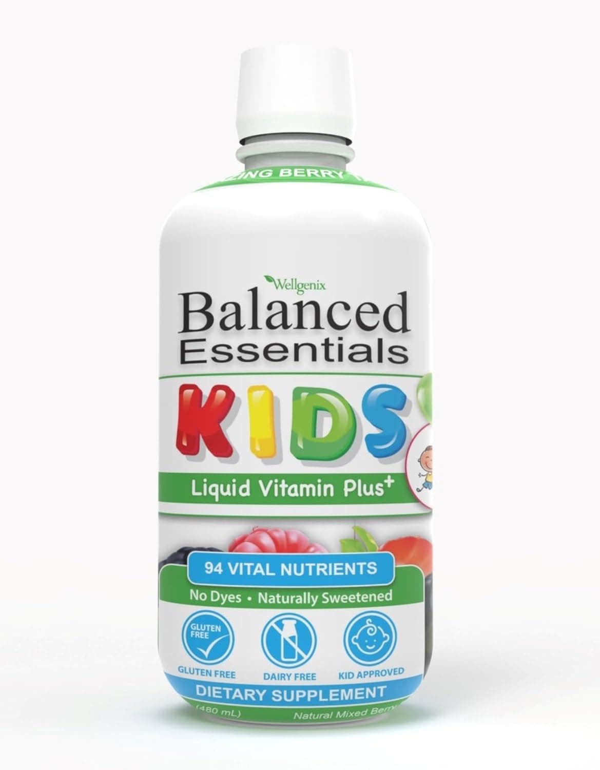 Balanced Essentials Kids Liquid Vitamin Berry Flavor