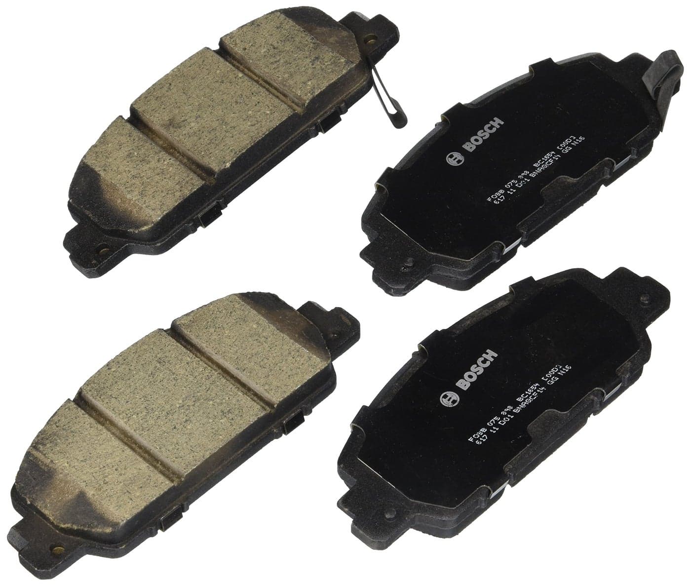 BOSCH BC1654 QuietCast Premium Ceramic Disc Brake Pad Set Compatible with Select Honda Accord HRV FRONT