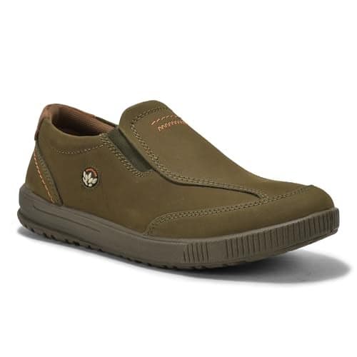 Woodland Men's Olive Green Nubuk B Casual Shoes-6 UK (40EURO) (GC 4841023)