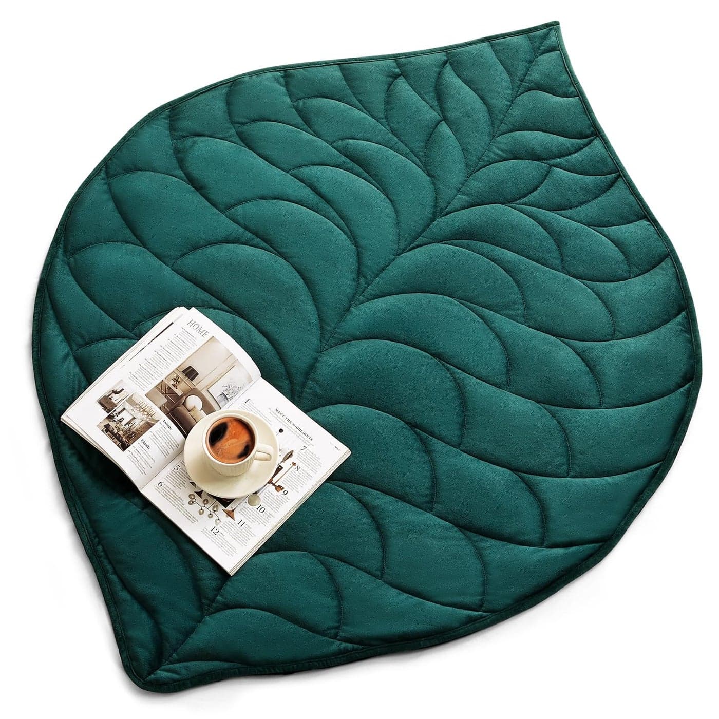 Kaisa Weighted Lap Blanket 7 lbs 41 x 53 Cozy Luxury Crystal Velvet Small Weighted Blanket for Adults Portable Travel Weighted Blanket for Relaxation AllSeason Blanket Machine Washable Green