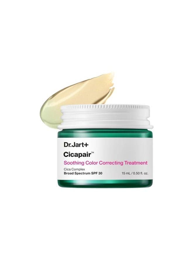 Cicapair Soothing Color Correcting Treatment SPF 30 with Centella Asiatica Extracts | cc cream | Rosacea Treatment | Korean Skin Care, 0.5 Fl Oz