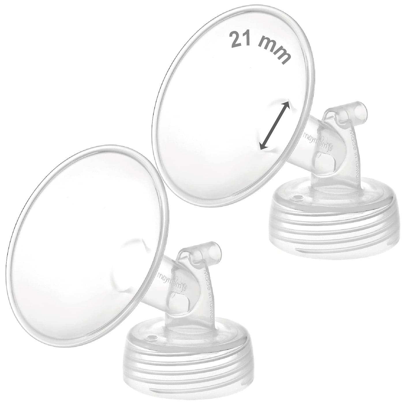 2X 21 mm Maymom Wide Neck Pump Parts for Spectra S1S2 Pumps Incl Wide Mouth Flanges Not Original Spectra Flange Replaces Spectra Shield 21 mm Small Spectra Flange