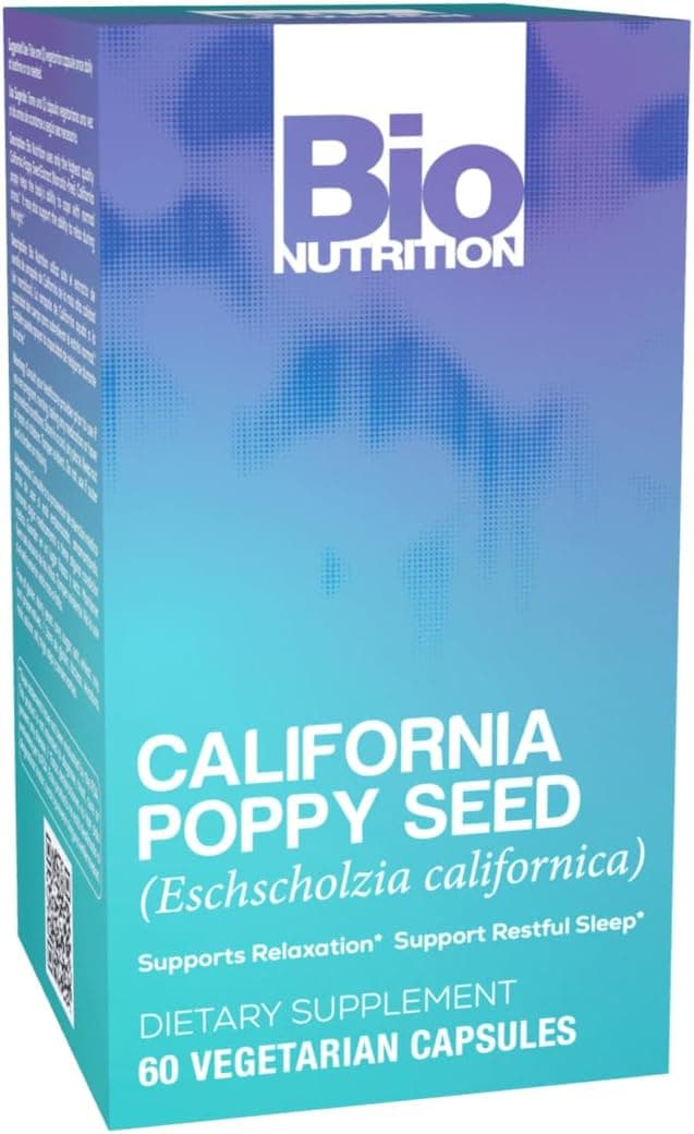 California Poppy Seed Dietary Supplement for Relaxation