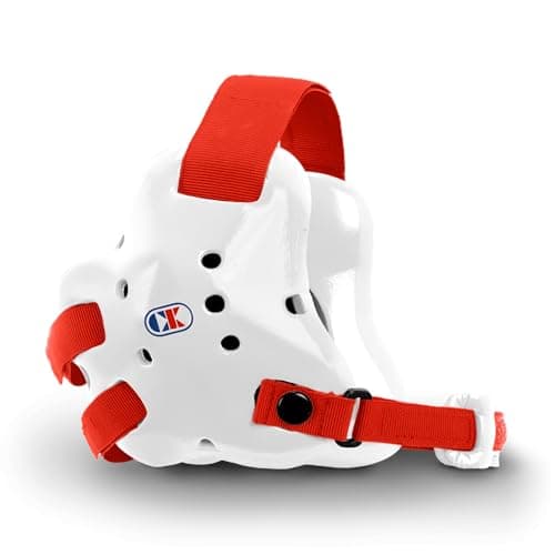 Cliff Keen Fusion Wrestling Headgear (White/Scarlet)