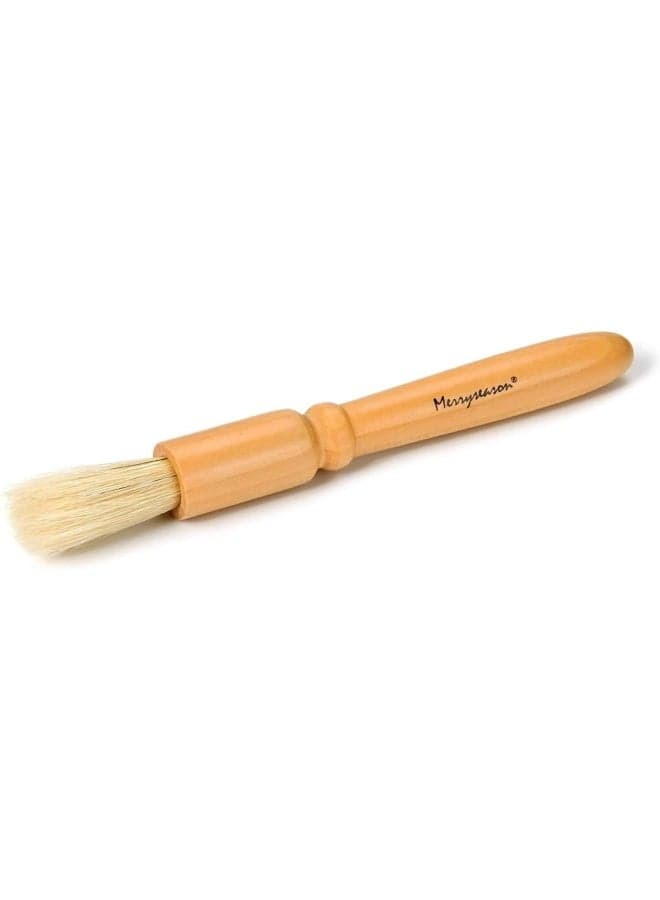 Merryseaon Coffee Grinder Cleaning Brush, Wood Handle & Natural Bristles Wood Dusting Espresso Brush Accessories For Bean Grain Coffee Tool Barista Home Kitchen
