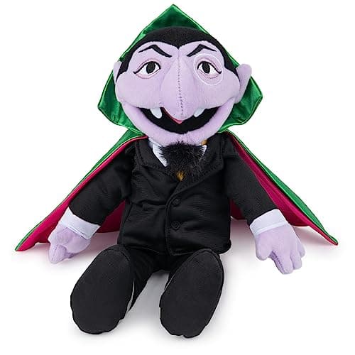 GUND Sesame Street Official The Count Muppet Plush Premium Plush Toy for Ages 1 Up BlackGreen 14
