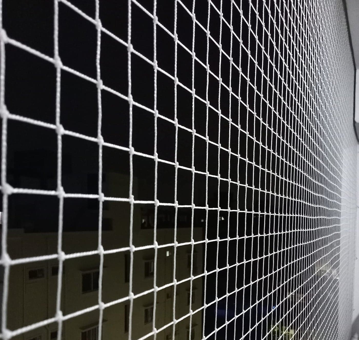 Navagraha HDPE Anti Bird Net with Attached Ropes and Cablies for Easy Installation (White Colou) (12 × 8 Foot (96 SQ FEET))