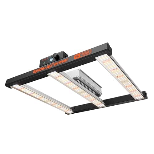 Spider Farmer SE1500 150W LED Grow Light, 2x2ft Coverage, App & Digital Dimming Control, Full Spectrum Bar Style Grow Light for Indoor Plants