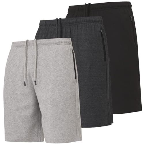 Ultra Performance 3 Pack Mens Shorts Casual Men's Athletic Short Workout Gym Shorts for Men with Zipper Pockets, Small - 5X