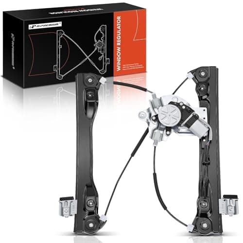 APremium Power Window Regulator with 2Pin Motor Front Driver Side Compatible with Chevrolet Cruze 2011 2012 Sedan Without Express Up and Down Function to 42612