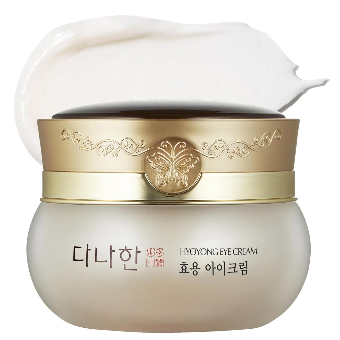 Hyoyong Korean Traditional Herbal Fermented Eye Cream AntiAging Treatment for Fine Lines Dark Circles with Lecithin Botanical Extracts Revitalizing for Sensitive Skin 101 oz