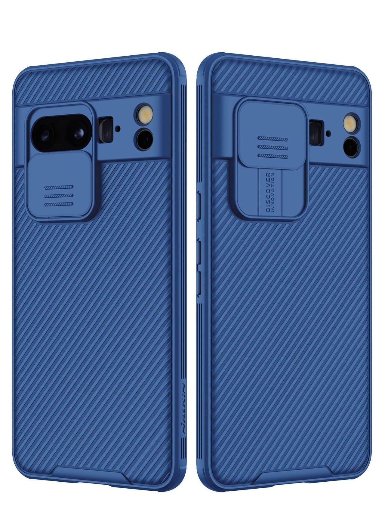 for Google Pixel 8 Pro 5G Case 6.7-inch TPU Shockproof Airbag Frame With Camera Lens Protection Slide Cover Phone Case, Anti-Fingerprint Slim Fit Mobile Back Cover