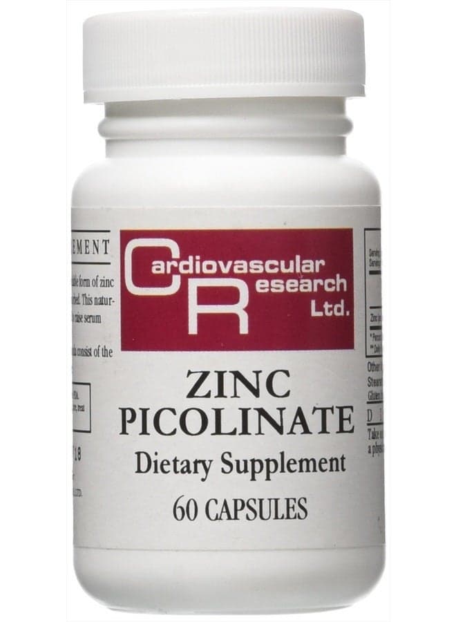 Zinc Picolinate Capsules, 60 Count