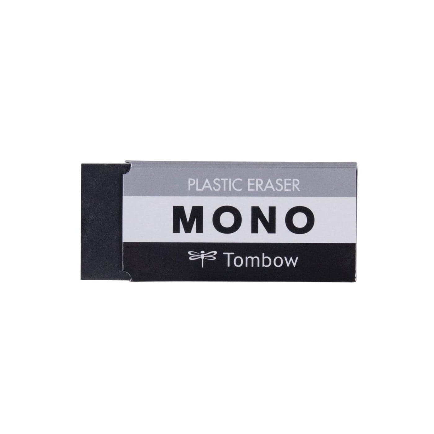 Tombow 57329 MONO Black Eraser Medium Cleanly Removes Marks Without Damaging Paper