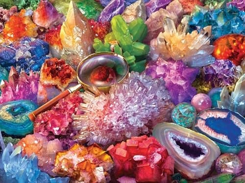 Ceaco 750 Piece Jigsaw Puzzle Eduard Textured Sparkling Minerals Relaxing and Fun Activity for Adults