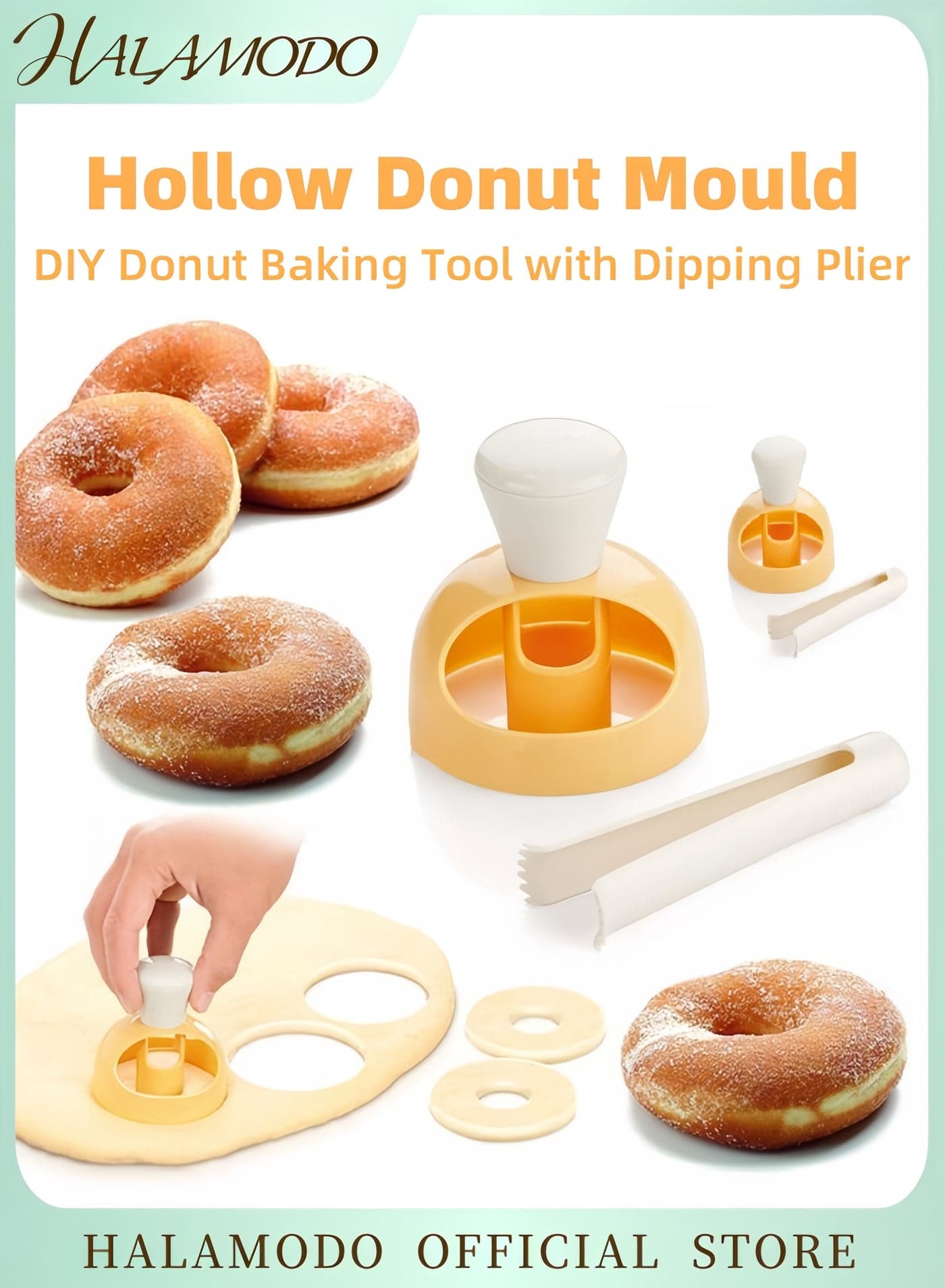 Hollow Donut Mould Mustard