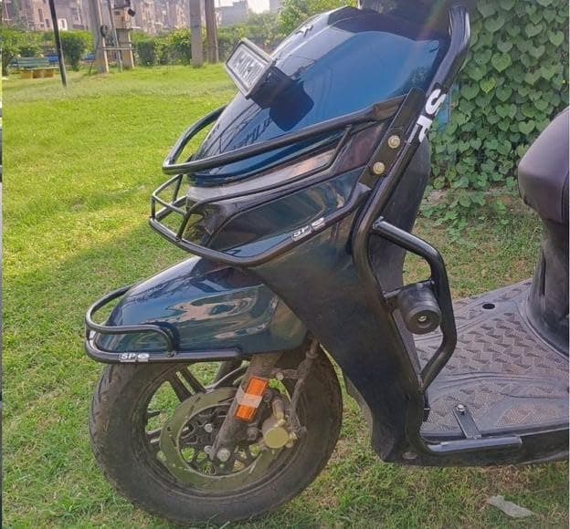 Crash Guard for TVS Jupiter 113 CC BS6 Perfect FITTMENT for This Model TVS Jupiter 113 CC BS6 Heavy Quality Metal with Premium Powdered Coating
