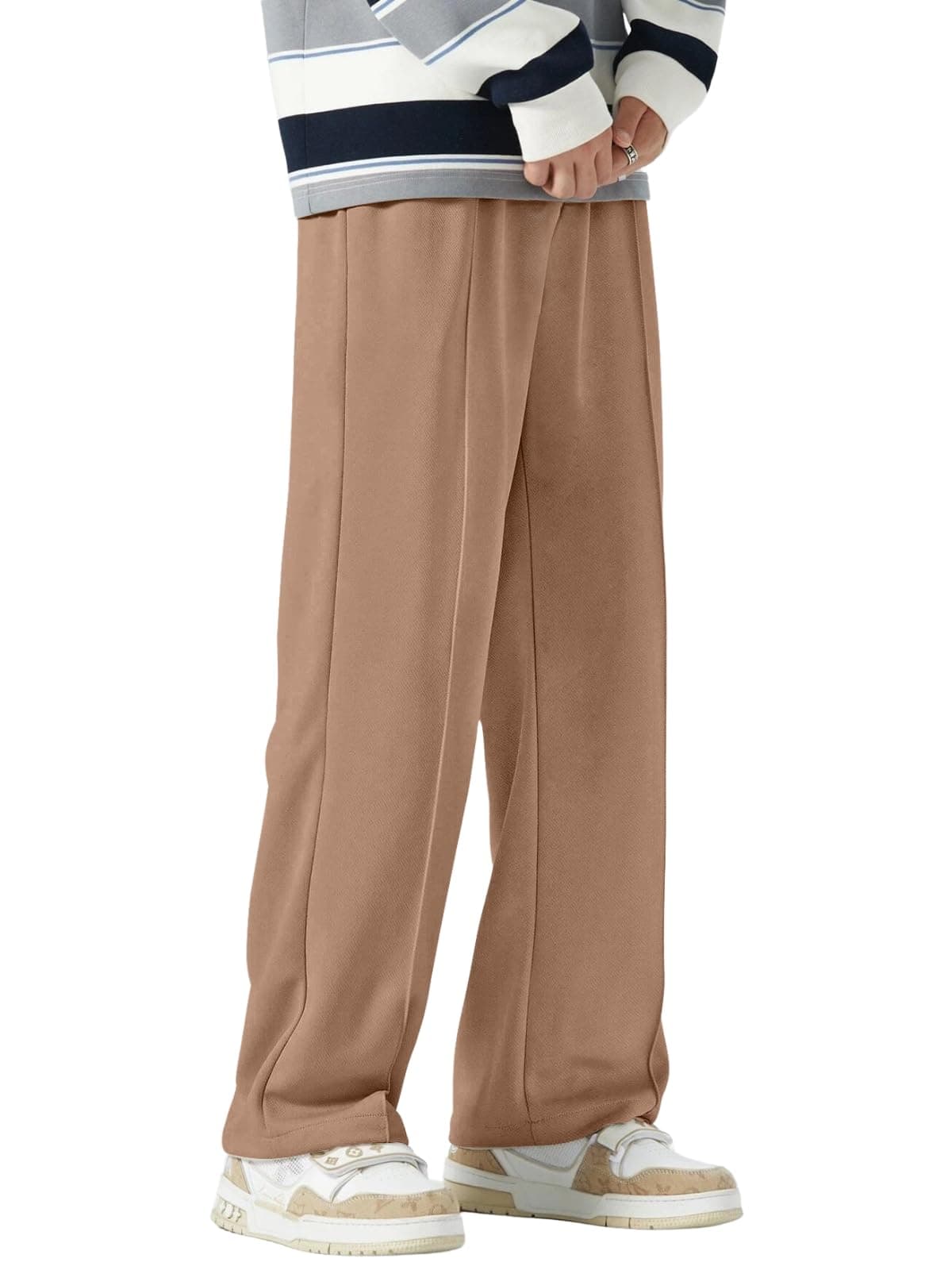 GRECIILOOKS Men's Lycra Cargo Track Pants – Loose Fit Joggers for Men | Korean Style Travel