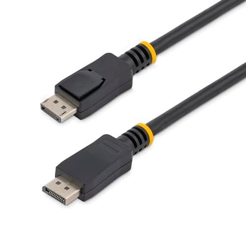 StarTech.com 35 ft. (10.7 m) Displayport Cable - DPCP & HDCP - Latched Connectors - DisplayPort - DP Monitor Cable (DISPLPORT35L), Black