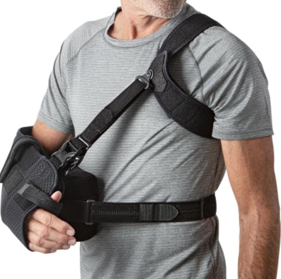 DonJoy Braces UltraSling PRO Shoulder Immobilizer Rotator Cuff Injury Sling No pressure on neck 1104479