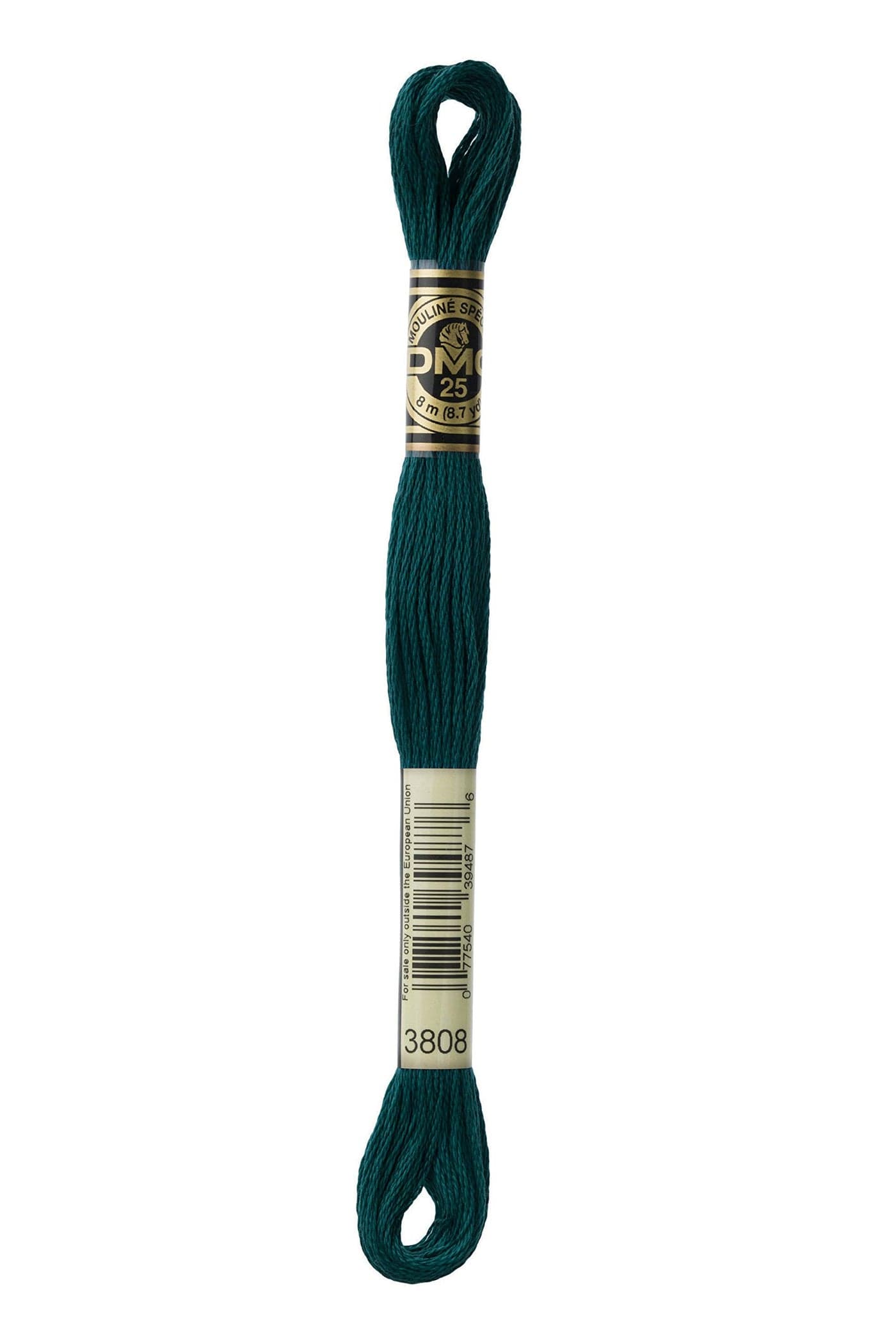 1Pack DMC 6Strand Embroidery Cotton 87ydUltra Very Dark Turquoise 1173808