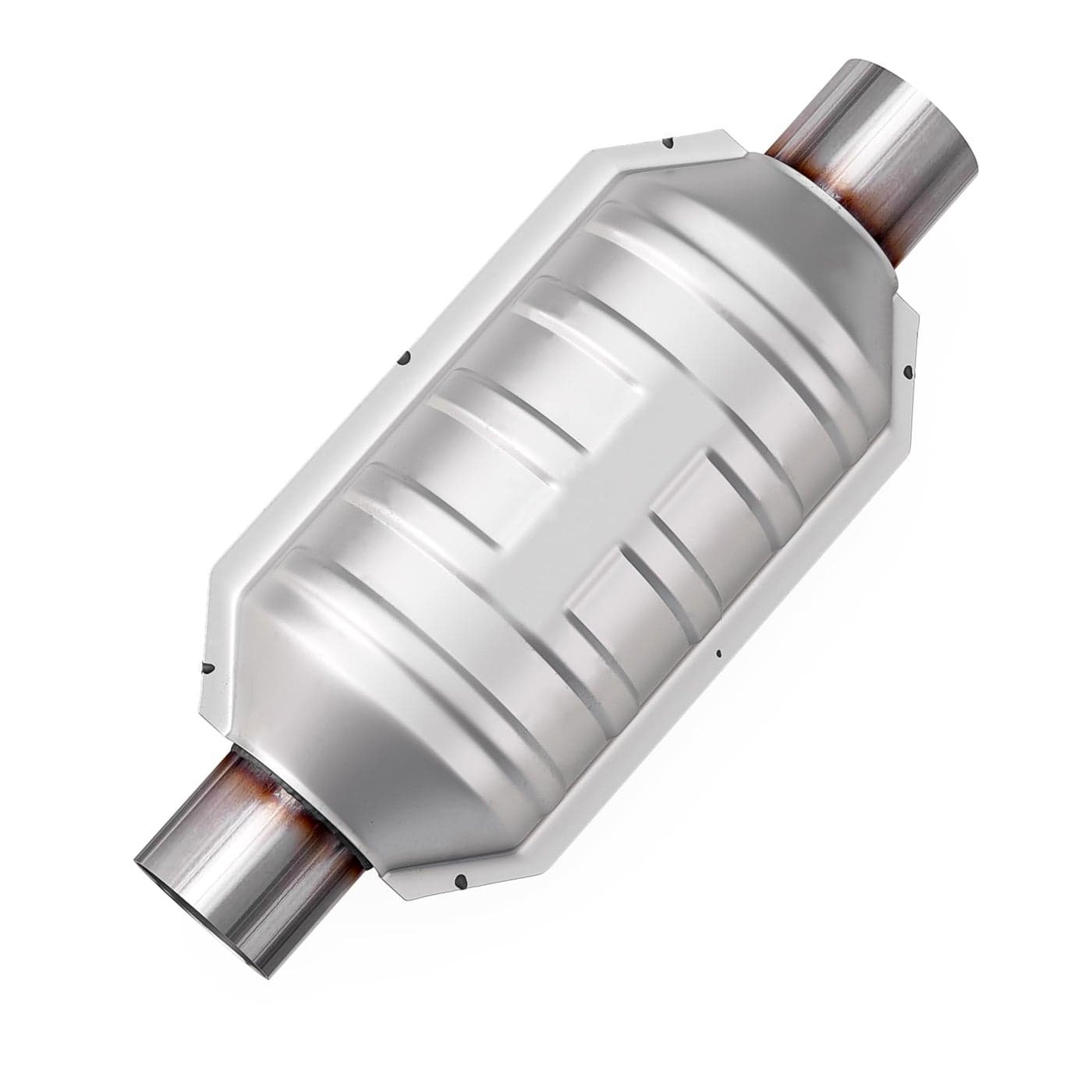 ASOPARTS 225 Universal Catalytic Converter 225 InletOutle Cat Converter with Heat Shield and O2 Port