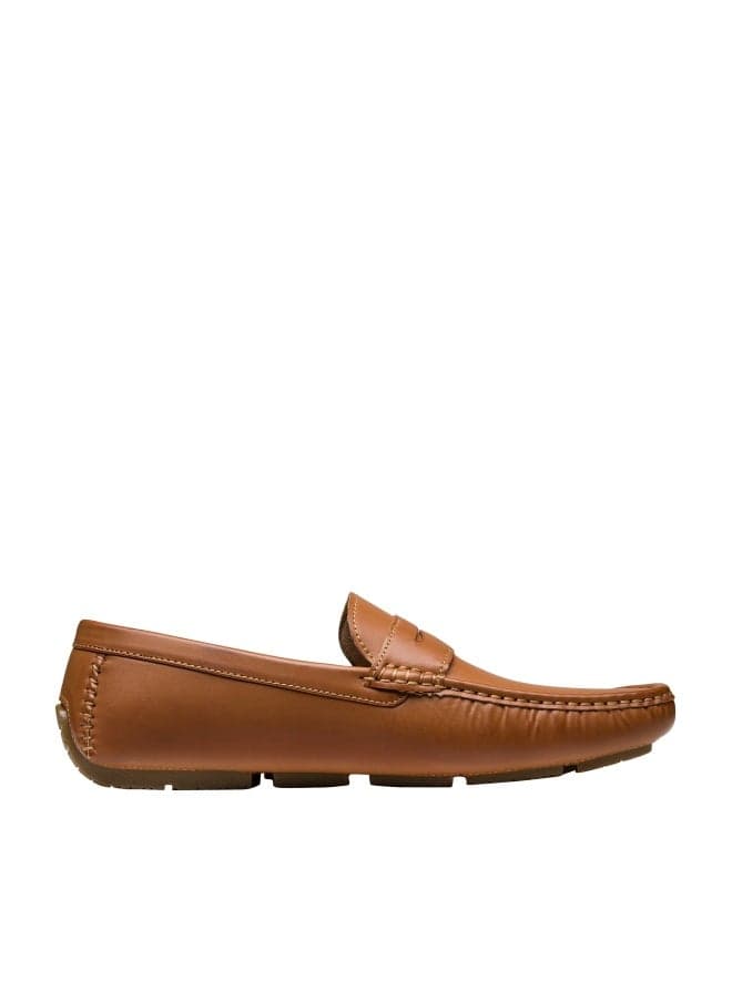 Jousen Men's Loafers Casual Slip On Shoes Soft Penny Loafers for Men Lightweight Driving Boat Shoes (AMY802A Brown 10.5)