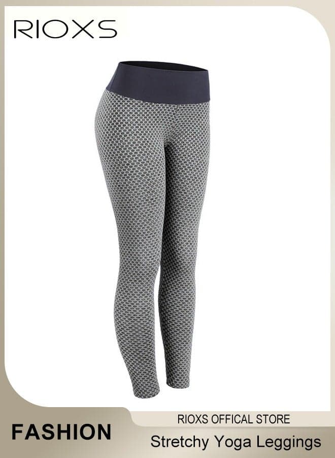 Women's High Waisted Leggings, Tummy Control Yoga Leggings, Soft Comfy Leggings Lifting Pants, Printed Skinny Stretchy Pants For Women Ladies Running Workout Pamela