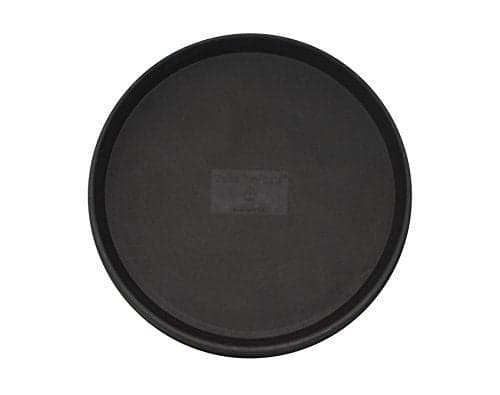 Tusco Products TR22BK Round Tray Planter Saucer, 22", Black