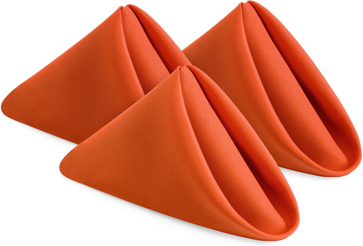 Utopia Home Orange Cloth Napkins 12 Pack 20x20 Inches Thanksgiving Ideal Fall Dinner Napkins for Halloween Thanksgiving Party Wedding and LunchDinner