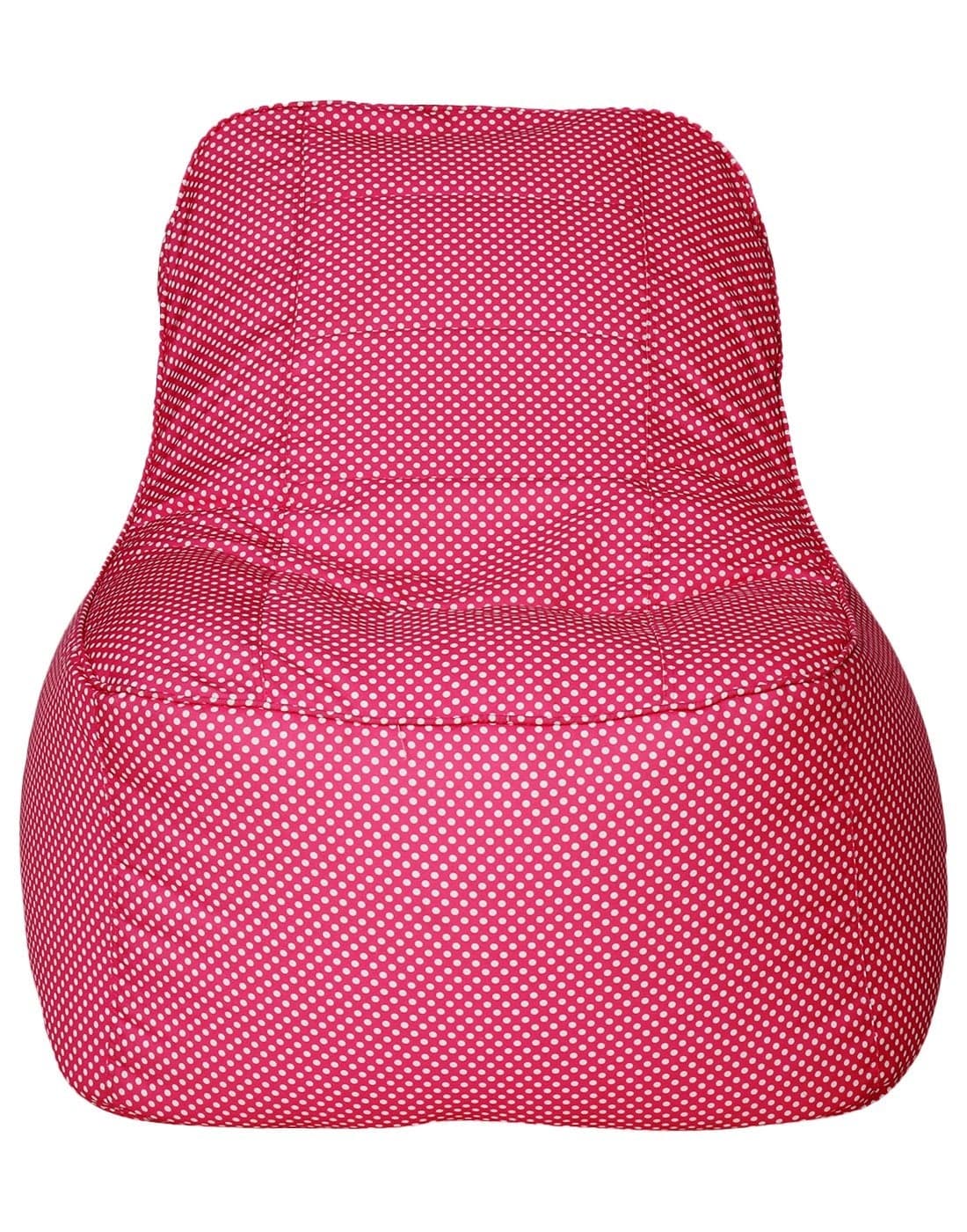 Sattva Lounger Polka Party XXXL Bean Bag Cover Without Beans Pink Polka