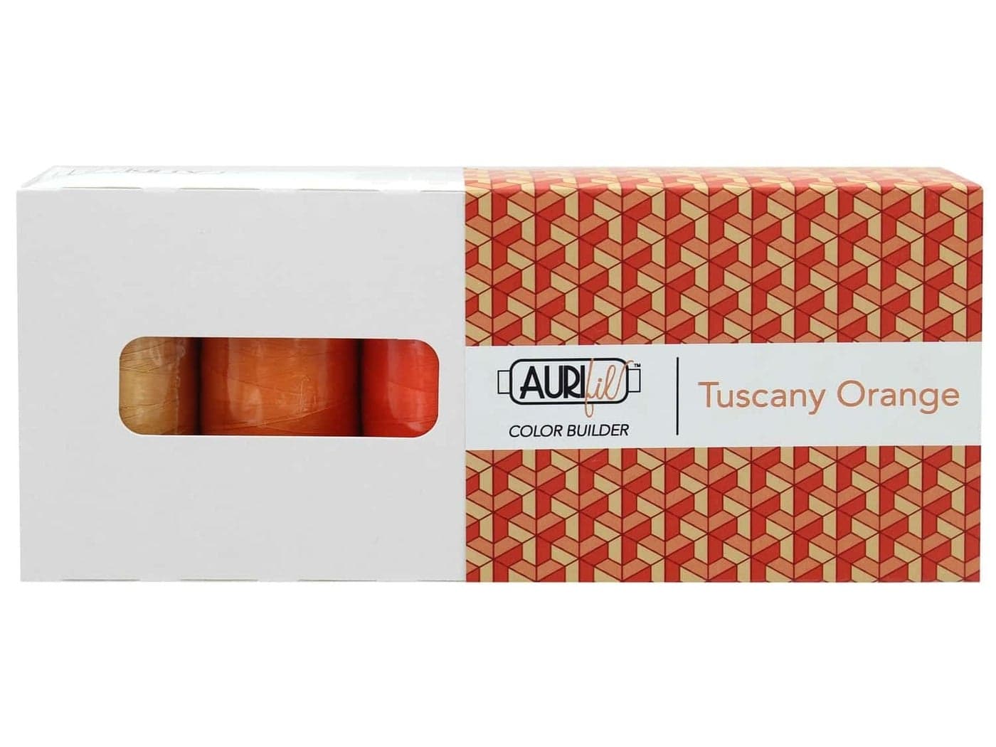 Aurifil Thread CB TuscanyOrang, Assorted Oranges, 3pc