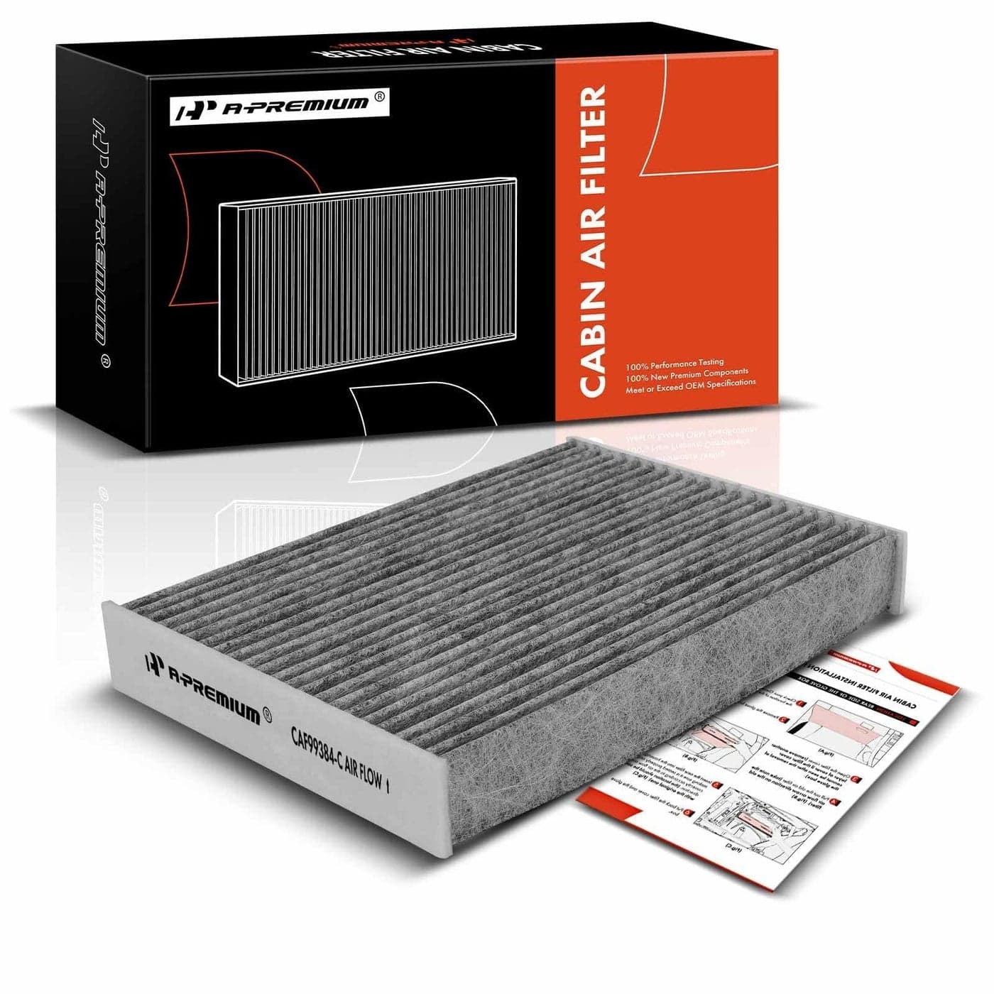 APremium Cabin Air Filter with Activated Carbon Compatible with Nissan Rogue 20142020 Rogue Sport 20172022 Qashqai 20172022 Replace 272774BA0A