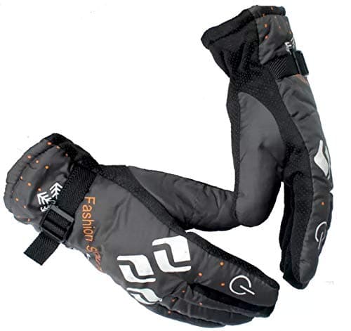 Alexvyan Polyester Anti Slip (Inside Fur) Snow And Wind Proof Soft Warm Winter Gloves For Riding, Cycling, Byke, Bike, Motorcycle For Men Boy (Black Fashion)