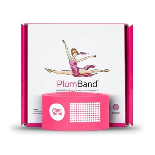 The PlumBand Stretch Band for Dance and Ballet – Premium Gift-Ready Package - Sizes for Kids & Adults – Improve Your Splits, Flexibility and Strength with Stretching (Rose Pink, Small)