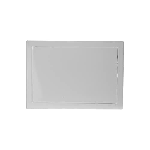 Vent Systems 12" x 8" Inch White Galvanized Steel Access Panel – Durable Access Door for Drywall, Wall or Ceiling – Easy Service Panel for Plumbing, Electrical, HVAC, and Maintenance Openings