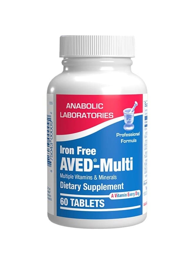 , Aved-Multi Iron Free 60 tablets