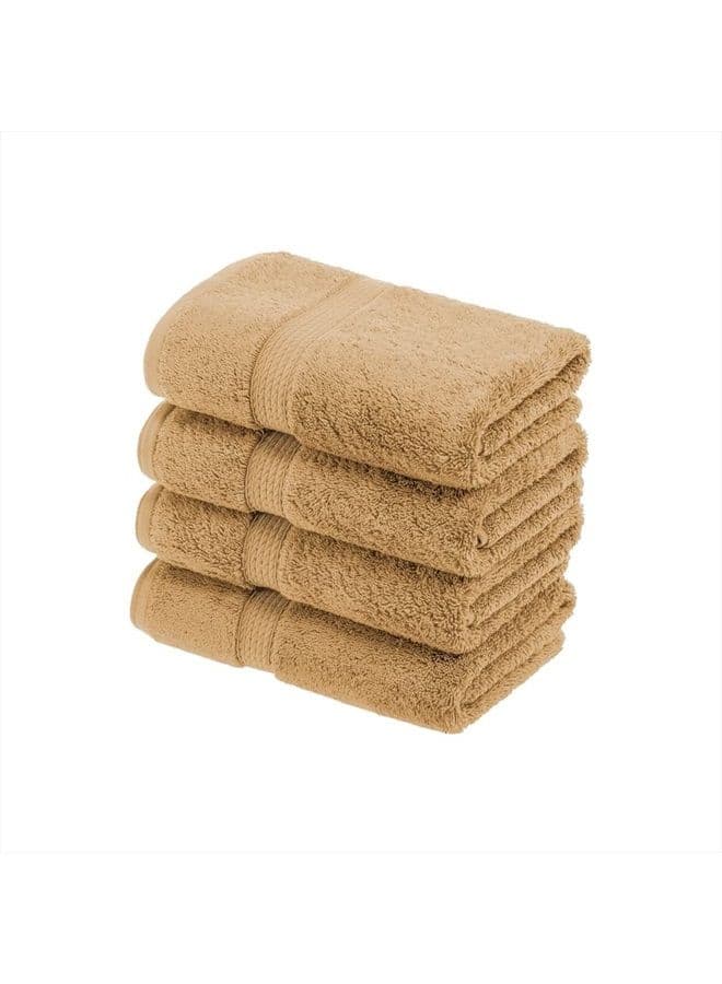 Madison TS Set, Hand Towel 4-Pack, Toast, 4 Count