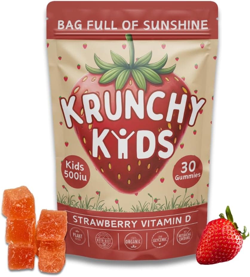 Krunchy Kids Strawberry Gummies for Kids